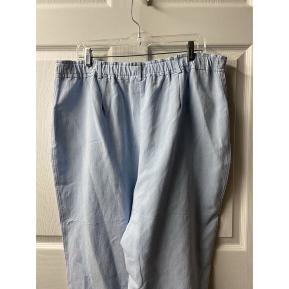 Sharon Anthony Design for Women Cropped Pants Womens Plus Size 18W Linen Blend - Picture 5 of 8